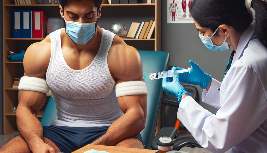 Therapeutic use of injectable turinabol in sports