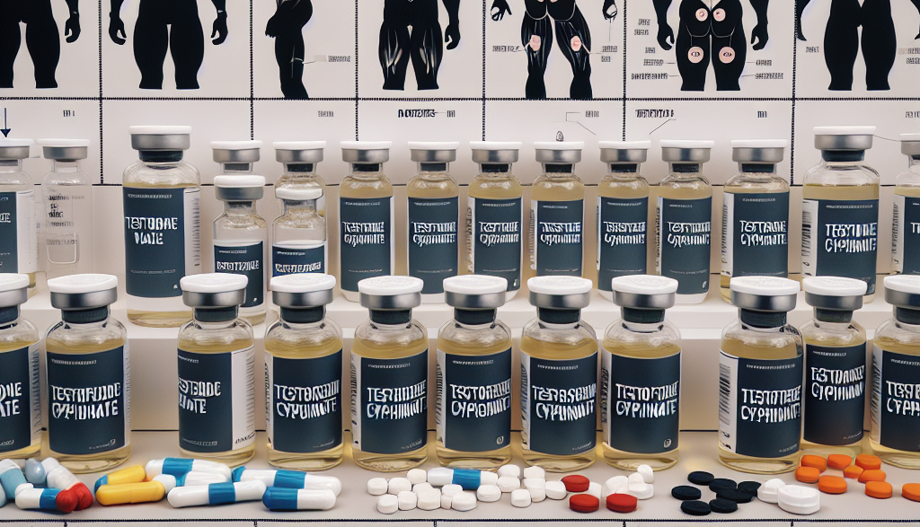 Dosages and administration methods of testosterone cypionate in sports