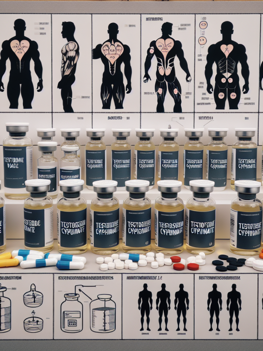 Dosages and administration methods of testosterone cypionate in sports
