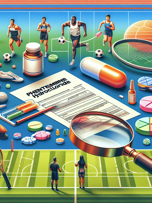 Regulation of phentermine hydrochloride in sports