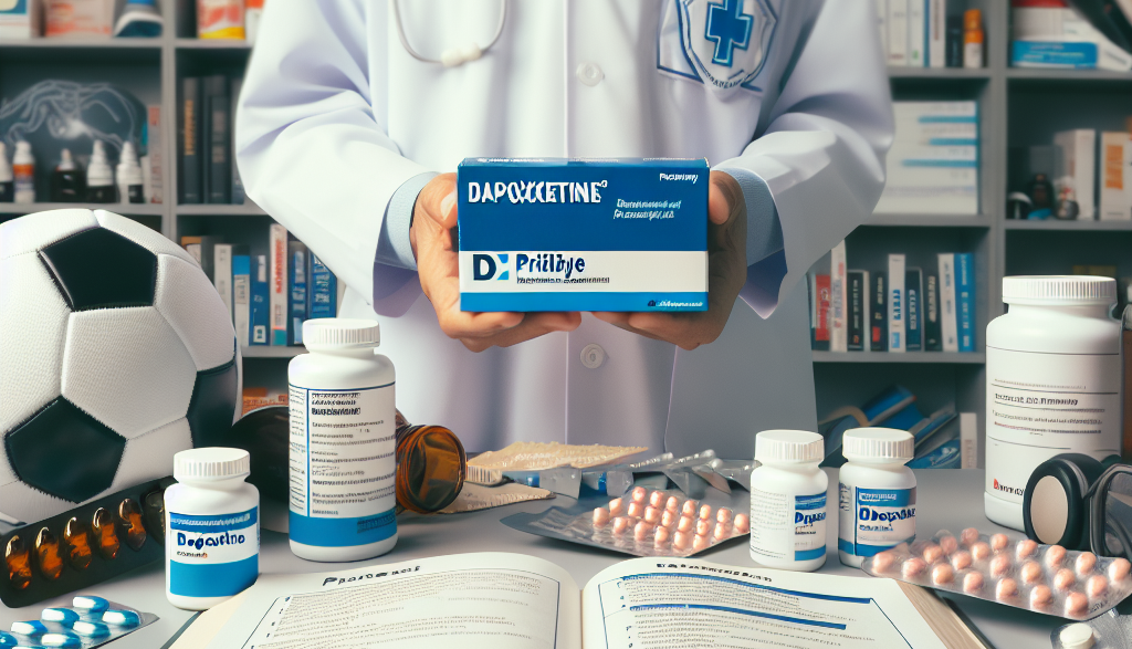 Legal use of dapoxetine (priligy) in sports pharmacology
