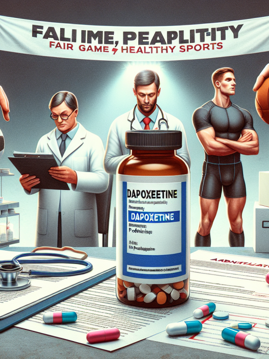 Regulation of dapoxetine (priligy) use in professional sports