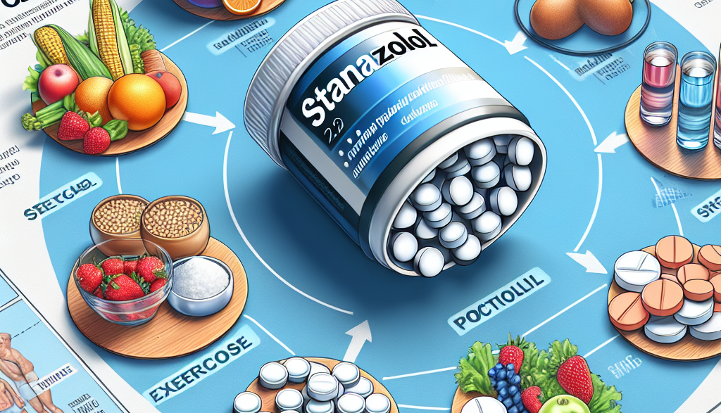 Caloric deficit protocol with stanozololo compresse