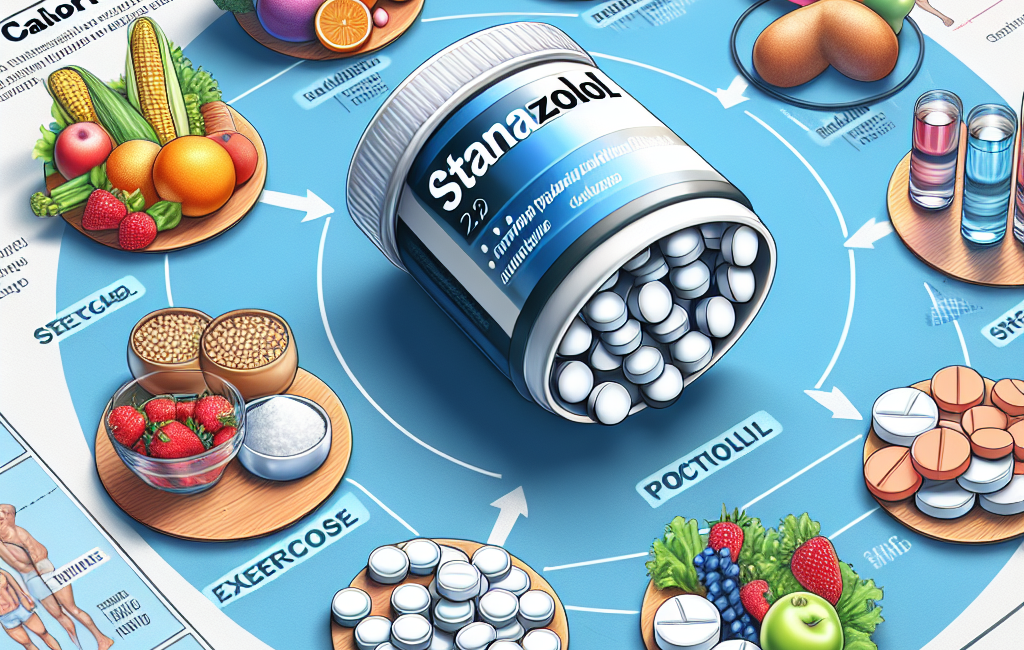 Caloric deficit protocol with stanozololo compresse