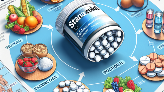 Caloric deficit protocol with stanozololo compresse