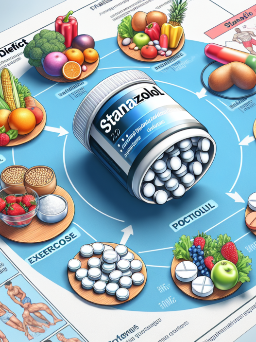 Caloric deficit protocol with stanozololo compresse