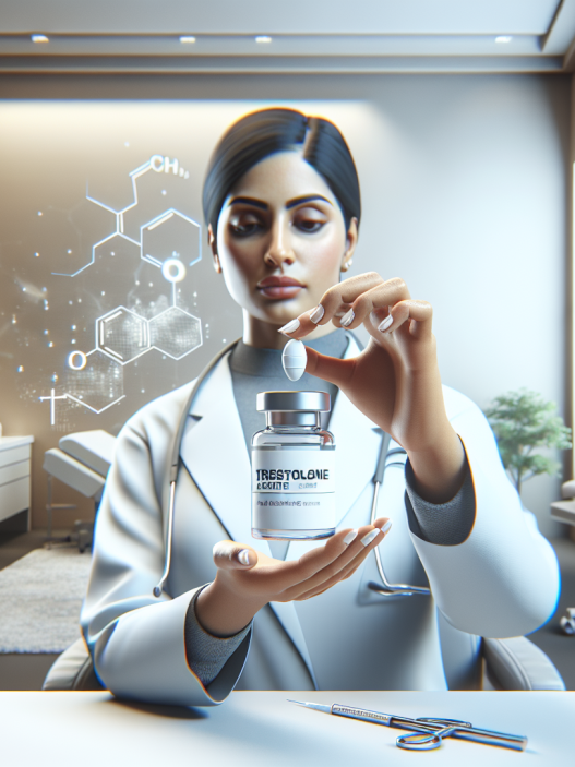Therapeutic dose of trestolone acetato in clinical settings