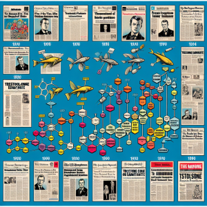 Media coverage of trestolone enantato through the decades
